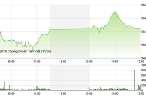 Phiên chiều 18/2: Hãm phanh cuối phiên, VN-Index vẫn giữ được mốc 550 điểm