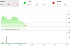 Phiên sáng 22/6: Áp lực bán còn cao, VN-Index chưa thể hồi phục