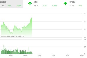 Phiên sáng 29/6: OGC mất sắc tím, VN-Index duy trì đà tăng