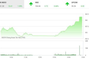 Phiên chiều 18/2: Cổ phiếu dầu khí khởi sắc, VN-Index bay cao