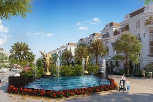 Xuất hiện dự án biệt thự, liền kề phong cách Pháp tại trung tâm Long Biên