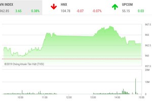Phiên chiều 24/6: Lực bán gia tăng, VN-Index mất đà