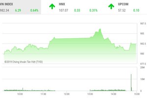 Phiên chiều 19/7: Cổ phiếu dầu khí “níu chân“ VN-Index