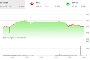 Phiên chiều 15/11: Hàng loạt cổ phiếu nóng bị chốt lời mạnh
