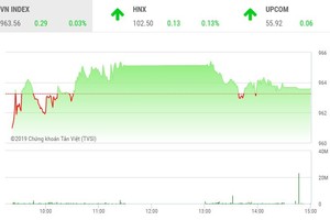 Phiên chiều 6/12: Dòng tiền yếu, thị trường thiếu động lực để bước tiếp