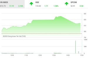 Giao dịch chứng khoán chiều 8/5: Áp lực bán gia tăng, VN-Index vẫn đứng vững trên mốc 810 điểm