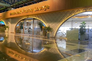 Vietcombank chính thức khai trương phòng chờ Vietcombank Priority Lounge tại Sân bay Quốc tế Nội Bài