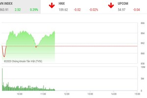 Giao dịch chứng khoán sáng 29/5: Dòng tiền đầu cơ chảy mạnh