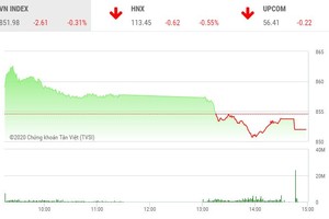 Giao dịch chứng khoán chiều 26/6: Cổ phiếu vừa và nhỏ bị xả mạnh