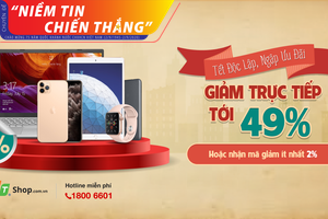 Từ nay đến 6/9, nhiều sản phẩm công nghệ nổi trội với giá rẻ hơn đến 49% tại FPT Shop.