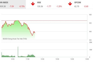 Giao dịch chứng khoán sáng 28/10: Bão vào sàn chứng khoán