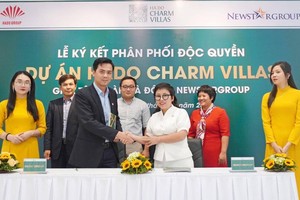HDG ký phân phối độc quyền Dự án Hado Charm Villas cùng Newstargroup