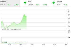 Giao dịch chứng khoán sáng 23/12: Thời của cổ phiếu vừa và nhỏ