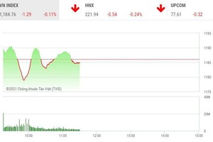 Giao dịch chứng khoán sáng 14/1: Lực cầu giá thấp luôn túc trực