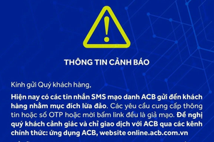 Các ngân hàng khuyến cáo hình thức giả mạo lừa đảo khách hàng cuối năm