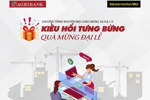 Nhận kiều hối tại Agribank để có cơ hội trúng hàng nghìn quà tặng