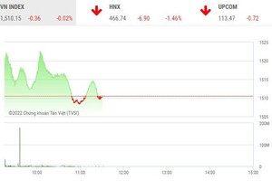 Giao dịch chứng khoán sáng 13/1: Gian nan kéo trụ