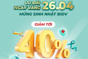 BIC triển khai chương trình Ngày vàng siêu ưu đãi 26.04