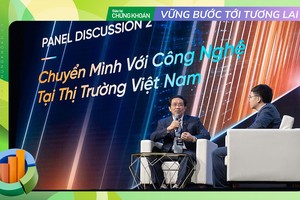 Ông Nguyễn Đoàn Kết, Phó chủ tịch HĐQT kiêm Phó tổng giám đốc Rạng Đông chia sẻ điều kiện để người lãnh đạo chèo lái doanh nghiệp chuyển đổi số thành công tại FPT Techday 2022