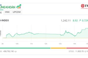 Thanh khoản thấp nhất hơn 1 năm, bluechip giúp VN-Index “tìm lại” mốc 1.240 điểm