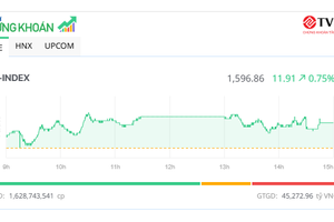Nhóm cổ phiếu bluechip dẫn dắt, VN-Index nối dài mạch tăng điểm