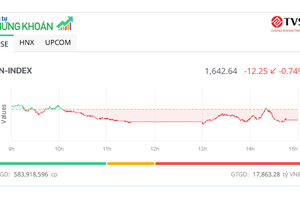 Thanh khoản xuống thấp nhất 7 tháng, VN-Index mất hơn 12 điểm