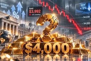Giá vàng hôm nay ngày 25/10: Vàng thủng mốc 4.000 USD/ounce, đợt bán tháo đã quá mức?