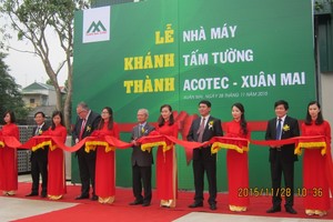 XMC khánh thành giai đoạn 1 nhà máy Acotec Xuân Mai