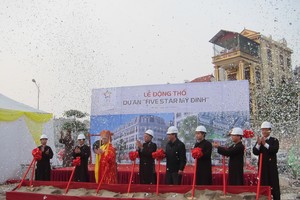 Chính thức khởi công dự án khu nhà phố Five Star Mỹ Đình