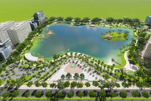 Hà Nội có thêm công viên hồ điều hòa rộng 11,9ha tại cừa ngõ phía Tây
