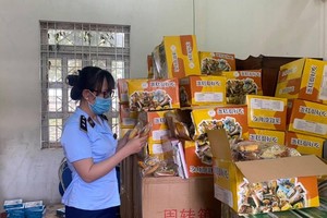 Lượng lớn bánh trung thu không rõ nguồn gốc bị tạm giữ tại Gia Lai.