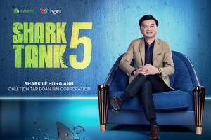 Ông Lê Hùng Anh, CEO BIN Corporation Group trở thành cá mập Shark Tank mùa 5.