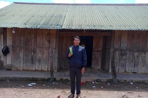 Anh P.T.K, 36 tuổi, người dân tộc Dao tại Đắk Nông đã trở thành triệu phú thứ 4 của chương trình “Xé ngay trúng liền”.