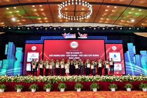 Đại diện các doanh nghiệp nhận giải