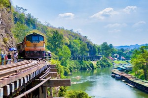 Doanh nghiệp lữ hành Việt Nam tham gia đoàn khám phá hành trình du lịch mới tại Kanchanaburi (Thái Lan).