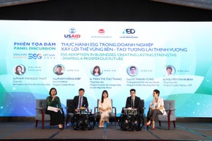 Câu chuyện động lực mới từ thực hành ESG được các doanh nghiệp thảo luận sôi nổi tại Lễ trao giải Sáng kiến ESG Việt Nam 2024 và Giới thiệu các công cụ hỗ trợ thực hành Môi trường, Xã hội, Quản trị (ESG) trong doanh nghiệp.