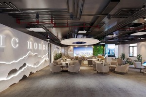 Không gian làm việc được thiết kế hiện đại với diện tích rộng gần 3000 m2 tại Nam Cường Building, Tố Hữu, Hà Nội