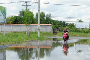 Cận cảnh dự án Khu dân cư Nhơn Đức vướng nhiều sai phạm của Vạn Phát Hưng