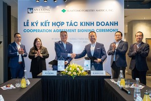 Lễ ký kết hợp tác kinh doanh giữa An Cường và Sumitomo Forestry America