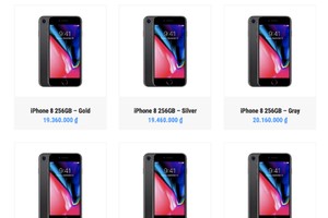 Giá iPhone 8 xách tay giảm tiếp cả triệu đồng khi Apple bắt đầu cho đặt hàng iPhone X và chuẩn bị giao máy.