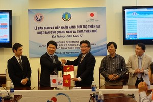 Nghi thức lễ trao nhận thiết bị lọc nước từ phía Nhật Bản cho Việt Nam
