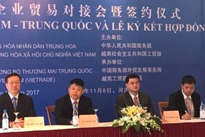 Nhiều doanh nghiệp Trung Quốc có mặt tại Hội nghị giao thương Việt Nam - Trung Quốc nhằm tìm kiếm các nhà cung cấp nông sản, thực phẩm tại Việt Nam.