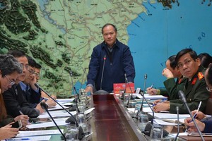 Thứ trưởng Bộ NN&PTNT Hoàng Văn Thắng chỉ đạo cuộc họp - Ảnh: VGP/Đỗ Hương