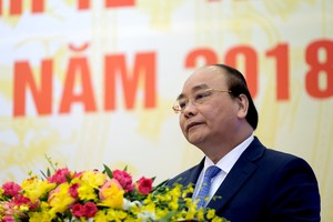 Thủ tướng Nguyễn Xuân Phúc phát biểu tại Hội nghị Chính phủ với các địa phương - Ảnh: VGP/Quang Hiếu