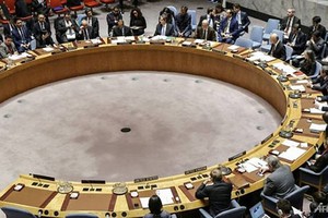 Một phiên họp của Hội đồng Bảo an Liên Hợp Quốc. Ảnh: AFP.