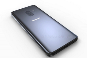 Bản dựng Galaxy S9 với camera và cảm biến vân tay đặt dọc.