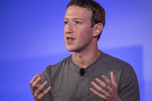 Mark Zuckerberg - đồng sáng lập kiêm CEO Facebook. Ảnh: Bloomberg