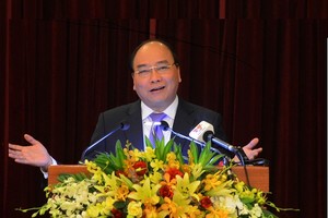 Thủ tướng Chính phủ Nguyễn Xuân Phúc phát biểu chỉ đạo Hội nghị Xúc tiến đầu tư Phú Yên 2018.