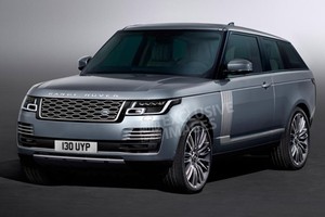 Hình ảnh phác họa được cho là chiếc Range Rover SV Coupe sắp trình làng.