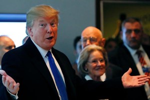 Tổng thống Mỹ Donald Trump tại Diễn đàn Kinh tế Thế giới ở Davos, Thụy Sĩ, ngày 25/1. Ảnh: Reuters.